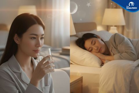 Bí mật của một giấc ngủ êm nhờ ly nước uống