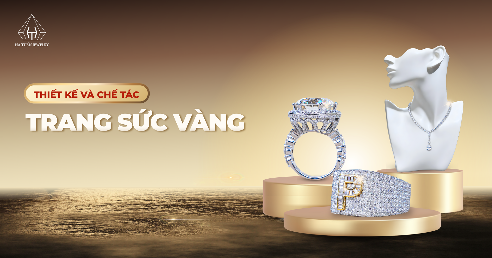 Thiết kế và chế tác trang sức vàng theo yêu cầu tại Biên Hoà