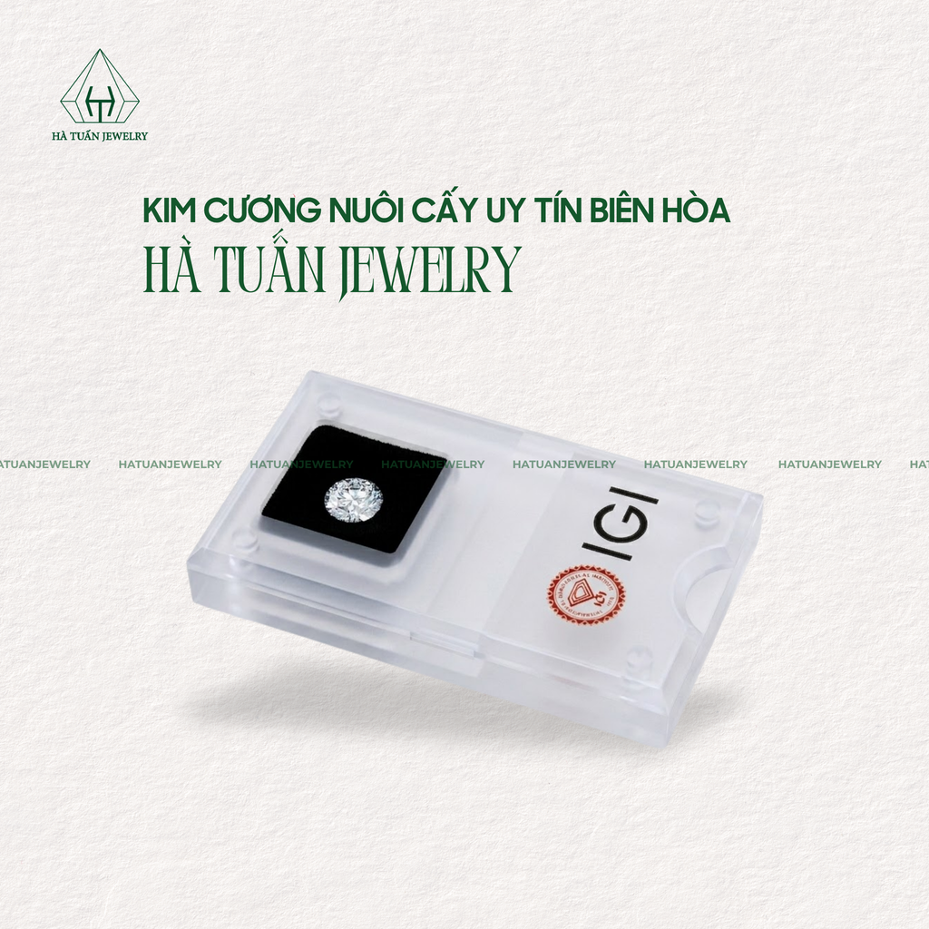 Cửa hàng mua kim cương nuôi cấy uy tín Biên Hòa Hà Tuấn Jewelry