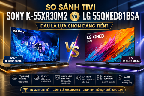 So Sánh Tivi Sony K-55XR30M2 Và LG 55QNED81BSA: Đâu Là Lựa Chọn Đáng Tiền