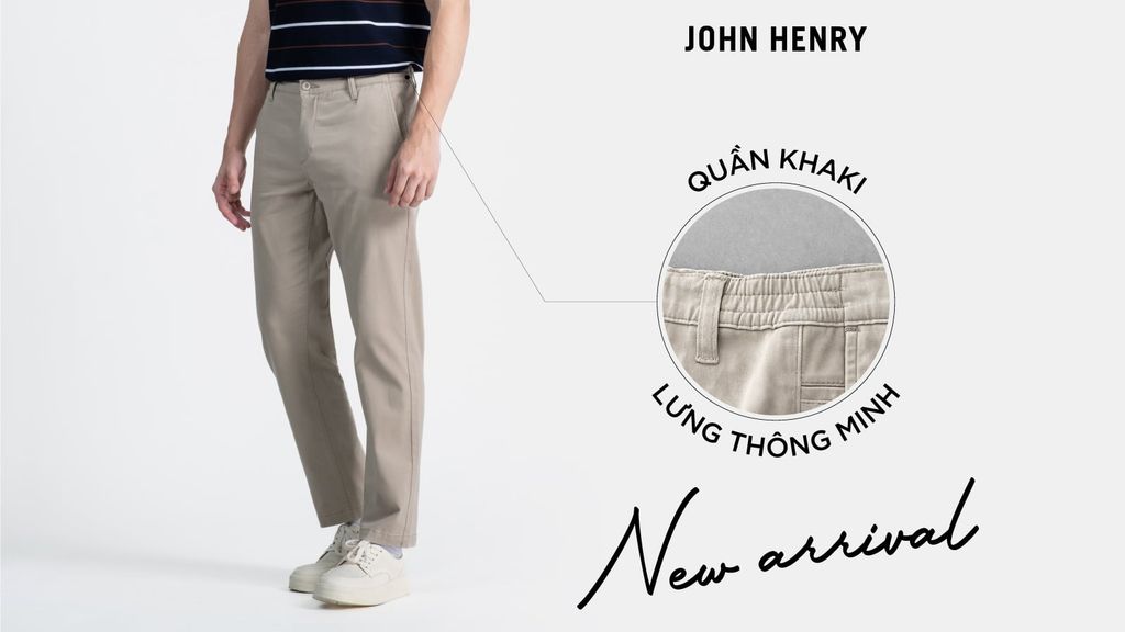 NEW ARRIVAL | SMART WAIST KHAKI PANTS - Quần Khaki Lưng Thông Minh Thoải Mái Cho Mỗi Ngày