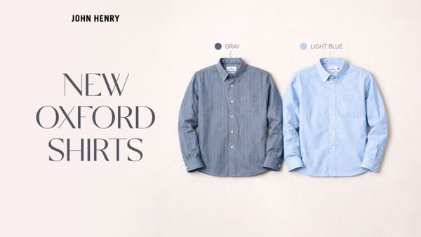 NEW OXFORD SHIRTS | Sơ Mi Oxford Thanh Lịch, Cân Bằng Giữa Chỉn Chu & Thoải Mái
