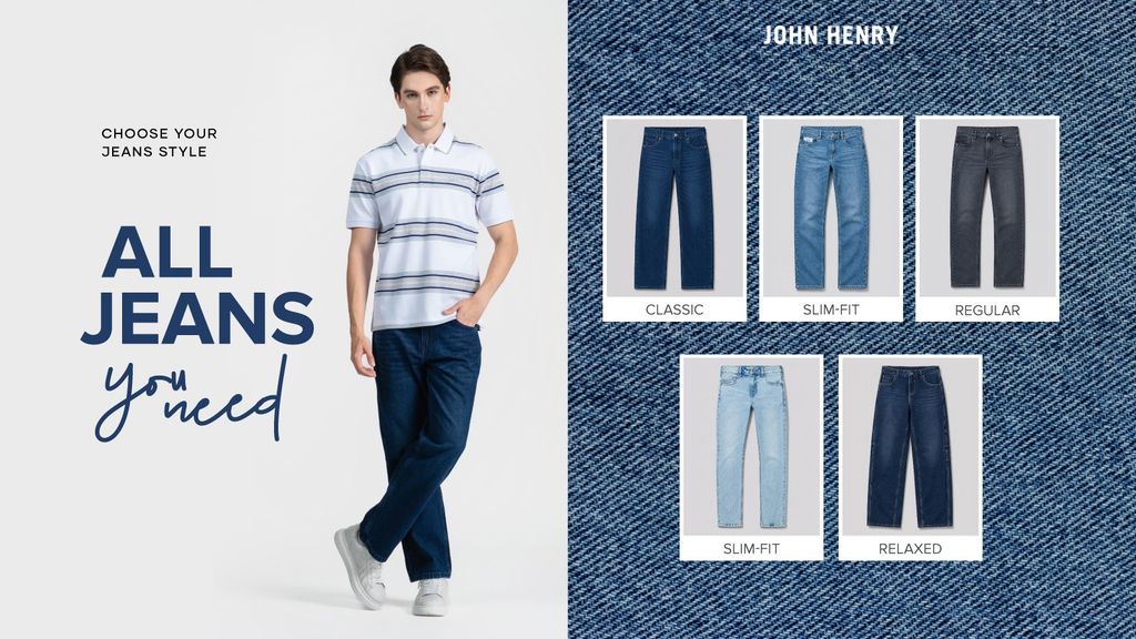 ALL THE DENIM YOU NEED | Quần Jeans Cho Mọi Phong Cách Nam Giới