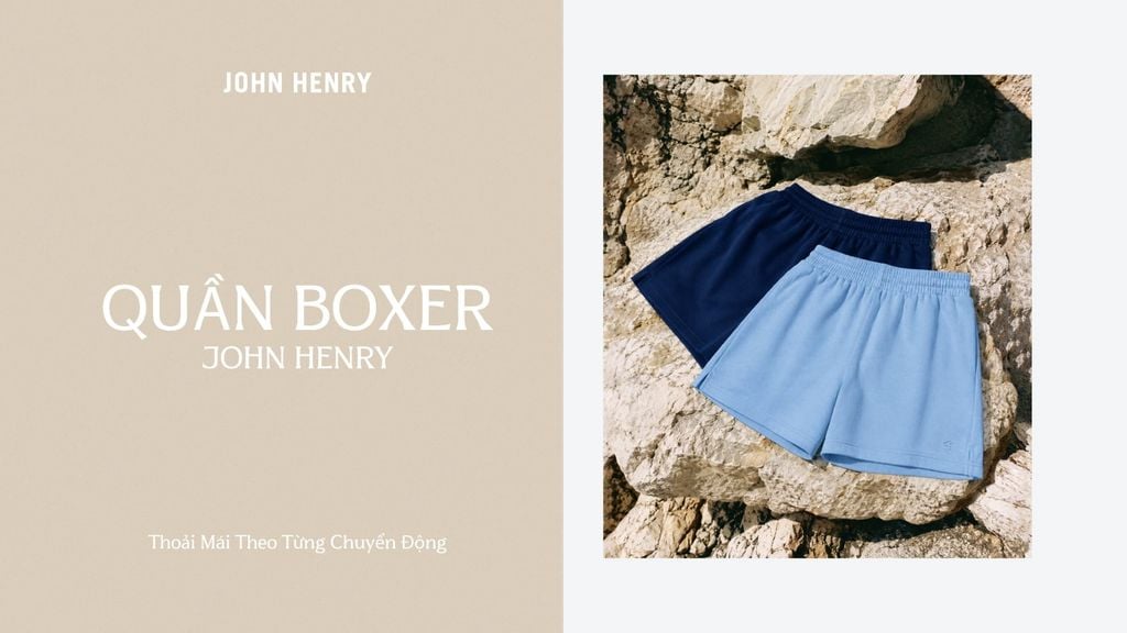 JOHN HENRY BOXER SHORTS | Quần Boxer JOHN HENRY Cho Cảm Giác Thoải Mái Mỗi Ngày