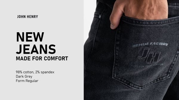 NEW JEANS – MADE FOR COMFORT | JEANS NAM JOHN HENRY