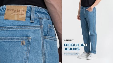 REGULAR JEANS | Quần Jeans Regular Fit Dễ Mặc, Linh Hoạt Cho Mỗi Ngày
