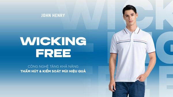 WICKING FREE POLO | Công Nghệ Thấm Hút Và Kiểm Soát Mùi Hiệu Quả