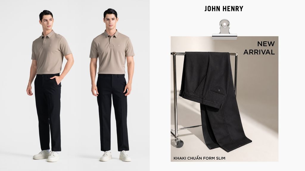 NEW ARRIVAL | Quần Khaki Form Slim Cho Phong Cách Hiện Đại