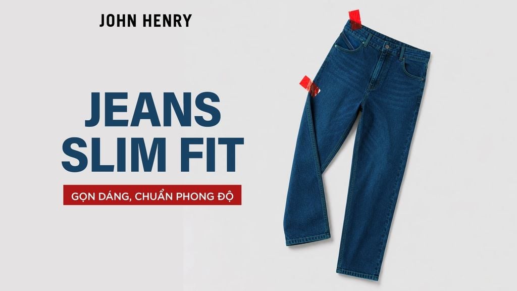 JEANS SLIM FIT | Gọn Dáng, Chuẩn Phong Độ