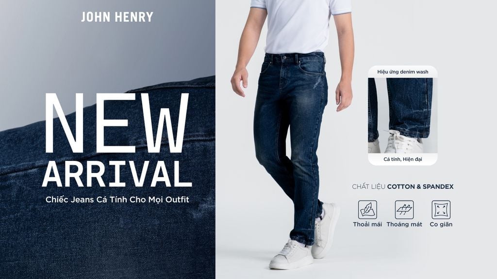 NEW ARRIVAL | Chiếc Jeans Cá Tính Cho Mọi Outfit