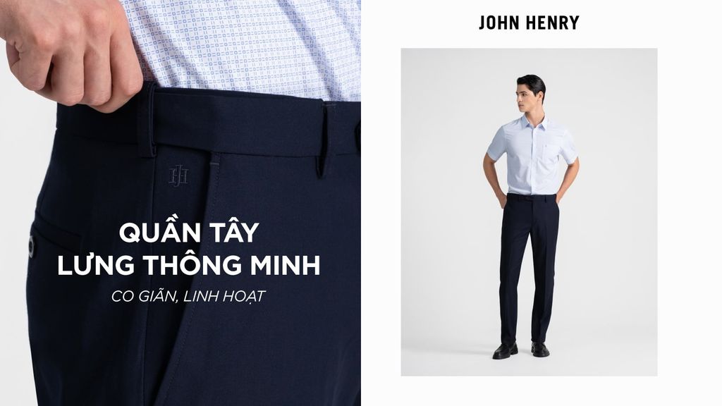 NEW ARRIVALS | Quần Tây Lưng Thông Minh Cho Ngày Dài Thoải Mái