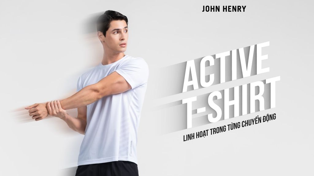 ACTIVE T-SHIRT | Áo Thun Thể Thao Cho Nhịp Sống Năng Động