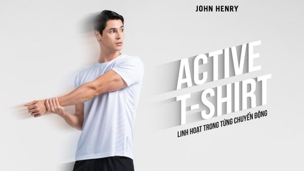 ACTIVE T-SHIRT | Áo Thun Thể Thao Cho Nhịp Sống Năng Động
