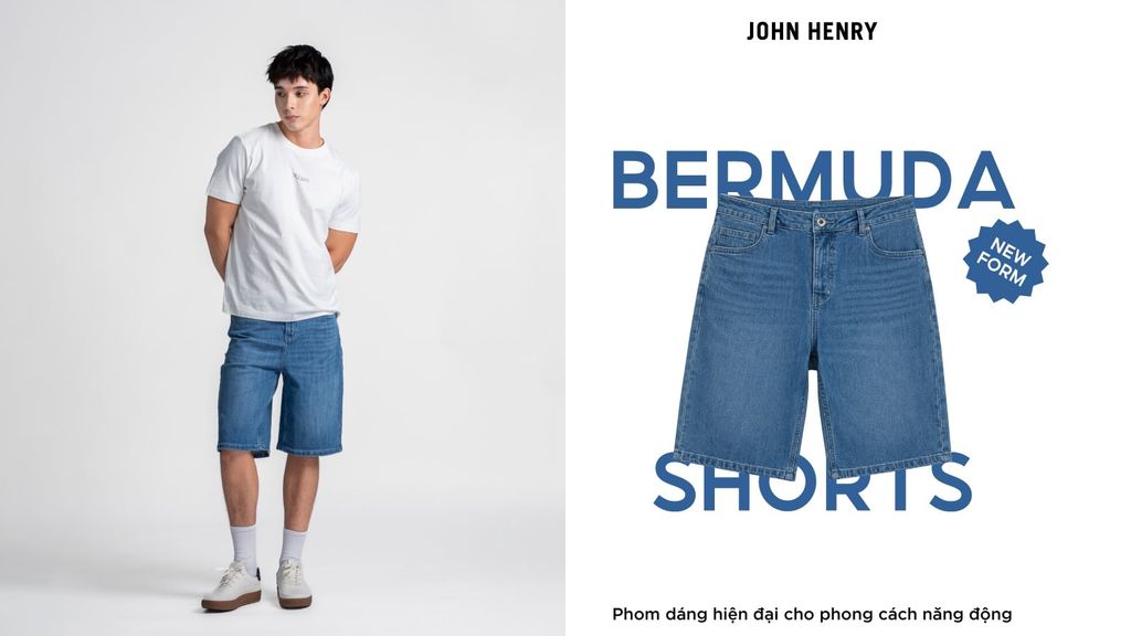 NEW FORM | Bermuda Shorts Cho Phong Cách Mùa Hè Hiện Đại