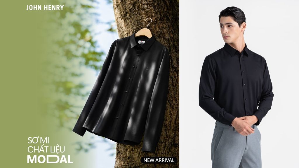 NEW ARRIVAL | Sơ Mi Chất Liệu Modal Cho Phong Cách Công Sở Hiện Đại