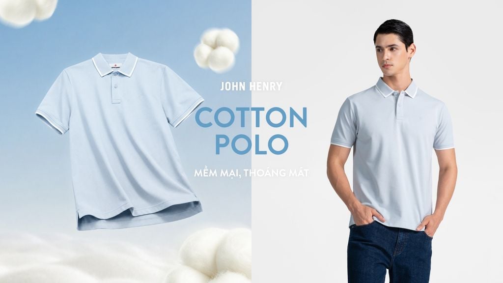 COTTON POLO | Mềm Mại, Thoáng Mát Cho Mọi Hoàn Cảnh