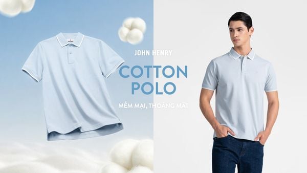 COTTON POLO | Mềm Mại, Thoáng Mát Cho Mọi Hoàn Cảnh