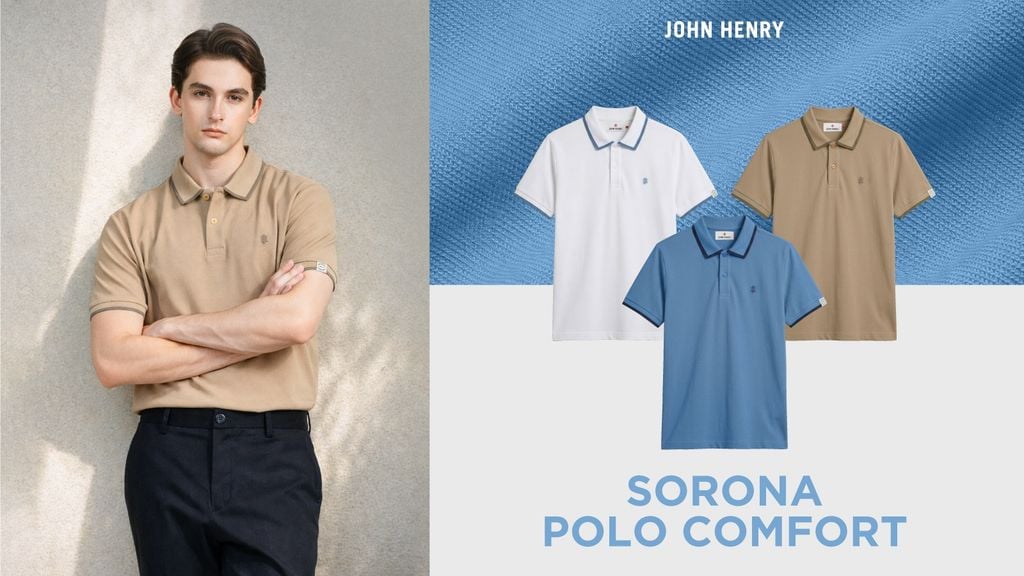 SORONA POLO COMFORT | Áo Polo Sorona Thoải Mái, Thoáng Mát Cho Mọi Hoạt Động
