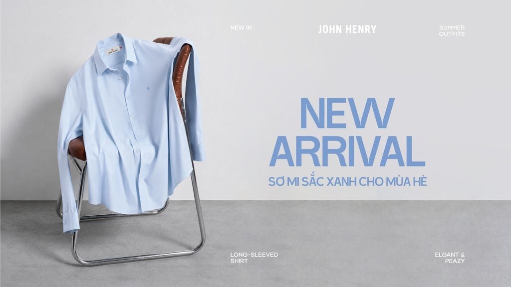 NEW ARRIVAL | Sơ Mi Sắc Xanh Cho Mùa Hè