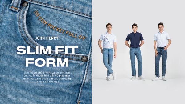 SLIM FIT JEANS – MADE FOR YOUR DAY | Quần Jeans Slim Fit Hiện Đại Cho Diện Mạo Gọn Gàng Mỗi Ngày