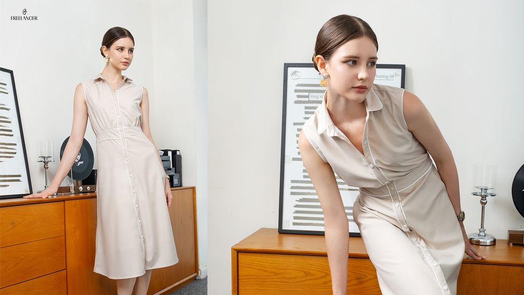 New Arrival – Effortless Elegance For Every Workday: Đầm Công Sở Thanh Lịch Cho Nàng Hiện Đại