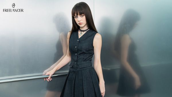 Urban Attitude — Đầm Denim Tối Màu Dành Cho Nàng Yêu Sự Cá Tính | FREELANCER​