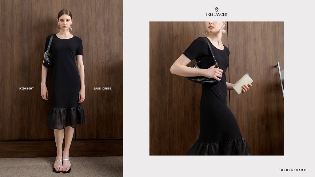 MIDNIGHT EASE DRESS ✨ | FREELANCER NEW ARRIVAL​