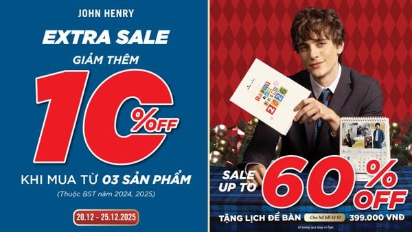 SIÊU SALE XMAS | ƯU ĐÃI ĐẾN 60% + GIẢM THÊM 10% KHI MUA TỪ 3 SẢN PHẨM​