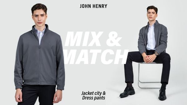 MIX & MATCH | JACKET CITY & DRESS PANTS
