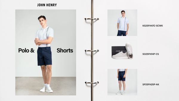 POLO & SHORTS | SIMPLE FIT – PHONG CÁCH GỌN GÀNG & HIỆN ĐẠI