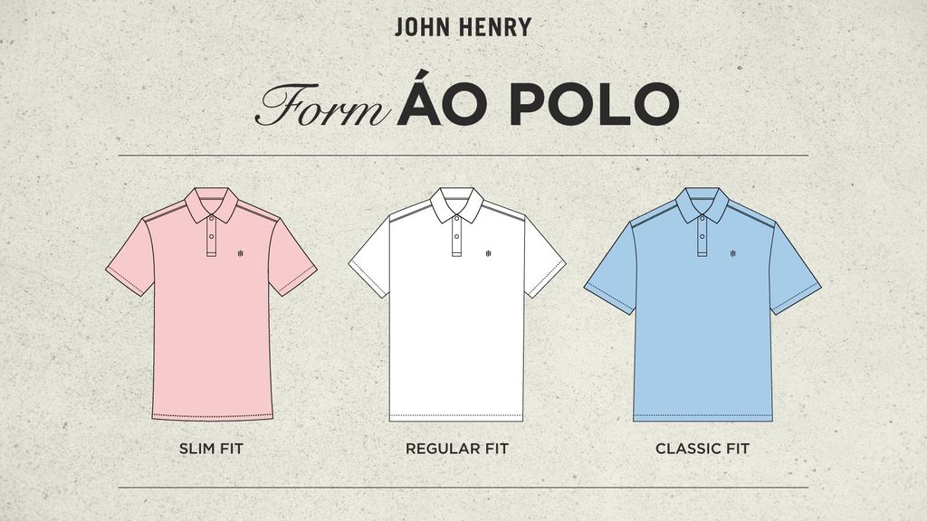 FORM ÁO POLO JOHN HENRY