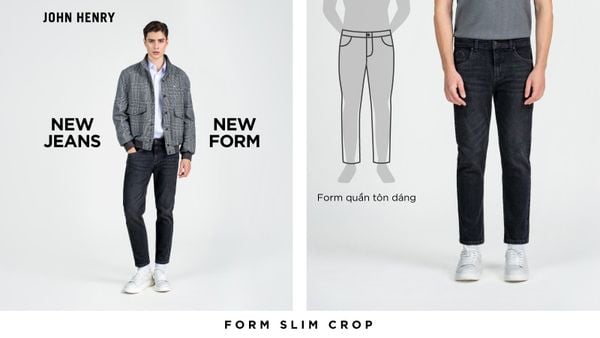 NEW JEANS, NEW FORM | SLIM CROP – PHIÊN BẢN TINH CHỈNH CHUẨN DÁNG