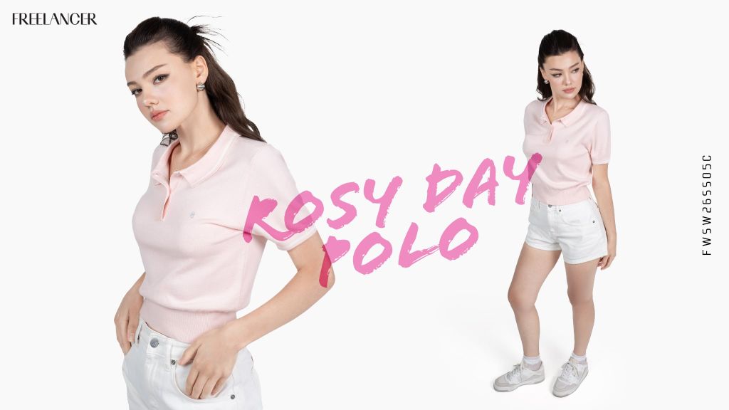 ROSY DAY POLO | ÁO POLO DỆT KIM NỮ CHO PHONG CÁCH THANH LỊCH MỖI NGÀY