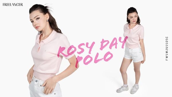 ROSY DAY POLO | ÁO POLO DỆT KIM NỮ CHO PHONG CÁCH THANH LỊCH MỖI NGÀY