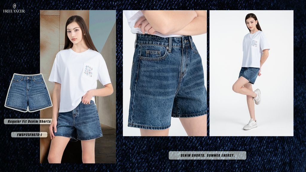 Denim Shorts Summer Energy Xu Hướng Quần Short Jeans Năng Động Cho Mùa Hè