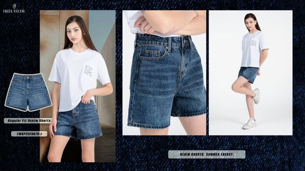 Denim Shorts Summer Energy Xu Hướng Quần Short Jeans Năng Động Cho Mùa Hè