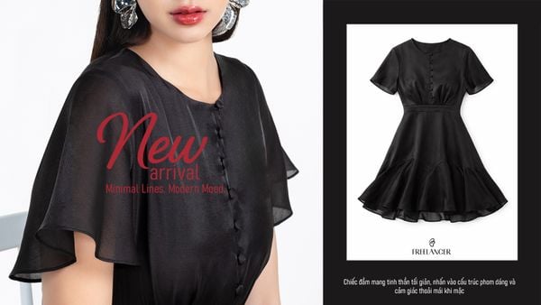 New Arrival – Minimal Lines. Modern Mood: Đầm Voan Nữ Thanh Lịch Cho Nhịp Sống Hiện Đại