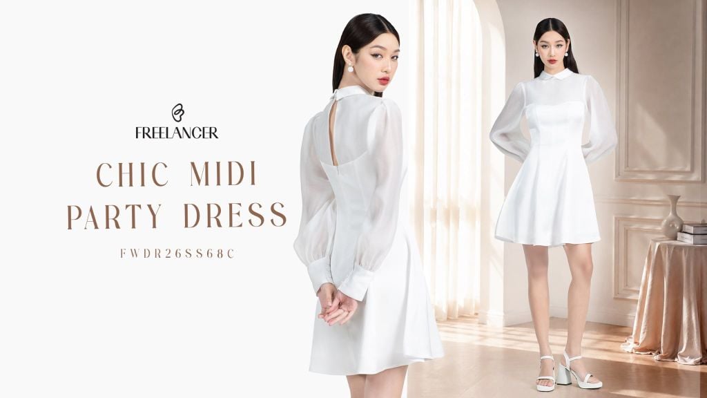 CHIC MIDI PARTY DRESS