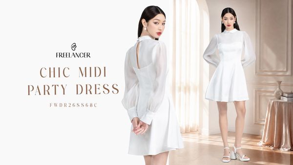 CHIC MIDI PARTY DRESS