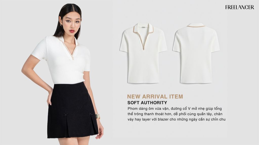 New Arrival Item – Áo Thun Cổ V Cho Nhịp Sống Hiện Đại