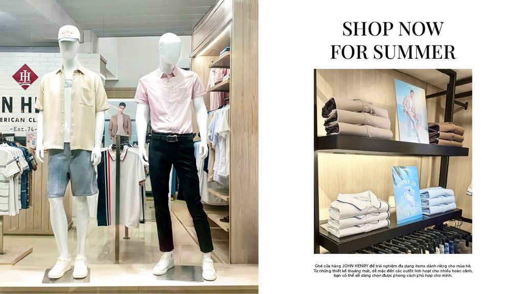 SHOP NOW FOR SUMMER | Khám Phá Outfit Mùa Hè Tại JOHN HENRY