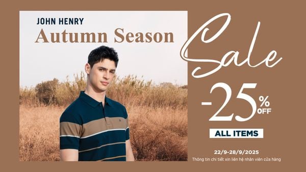AUTUMN SEASON SALE – 25% OFF ALL ITEMS​
