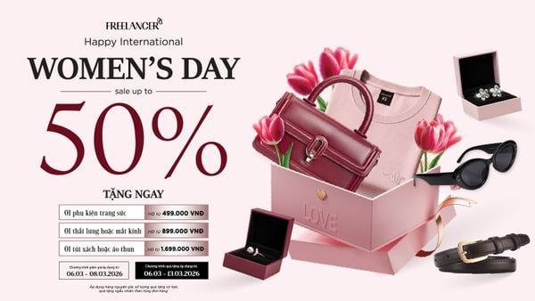 HAPPY INTERNATIONAL WOMEN’S DAY 8/3 – Ưu Đãi Thời Trang Nữ Lên Đến 50%