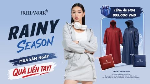 RAINY SEASON | NHẬN NGAY ÁO MƯA FREELANCER KHI MUA SẮM TỪ 899.000Đ
