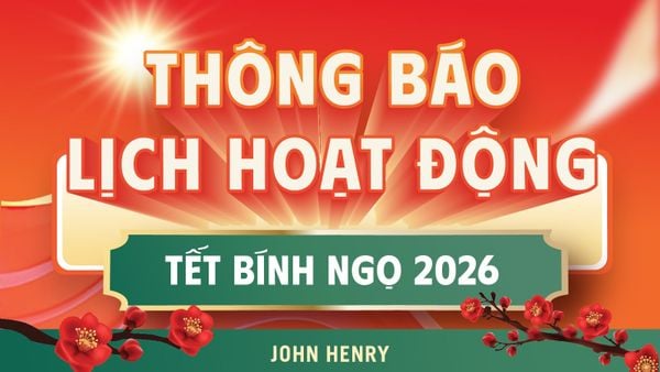 LỊCH NGHỈ TẾT BÍNH NGỌ 2026 | JOHN HENRY