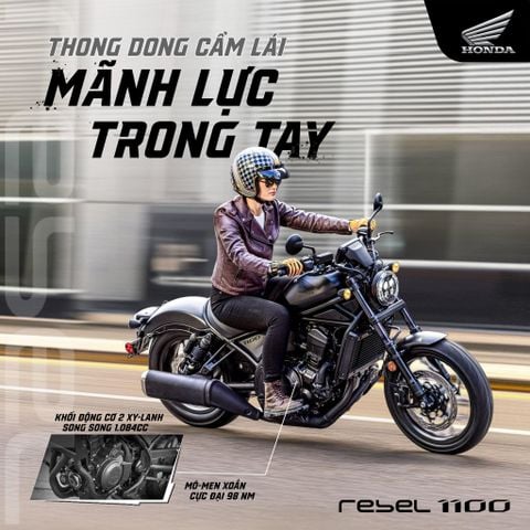 REBEL 1100 – Uy lực đỉnh cao và không ngừng chinh phục