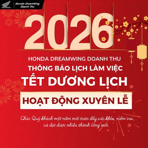 HONDA DREAMWING DOANH THU THÔNG BÁO