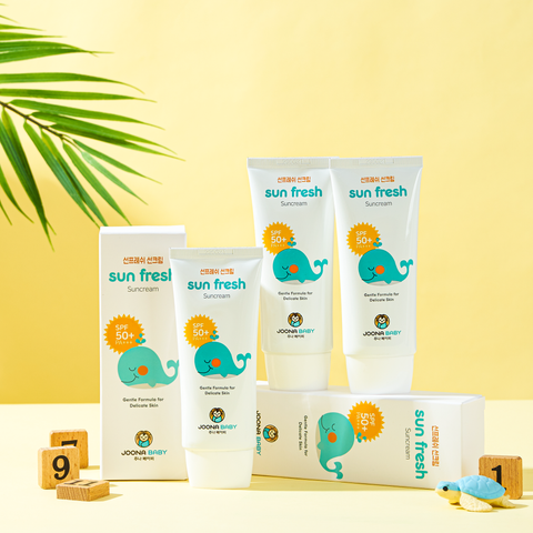 Thoa và làm sạch kem chống nắng cho bé siêu 'nhàn' với bảo bối Sun Fresh