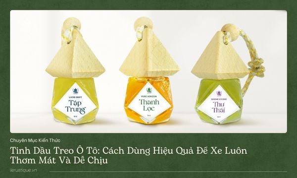 Tinh Dầu Treo Ô Tô: Cách Dùng Hiệu Quả Để Xe Luôn Thơm Mát Và Dễ Chịu