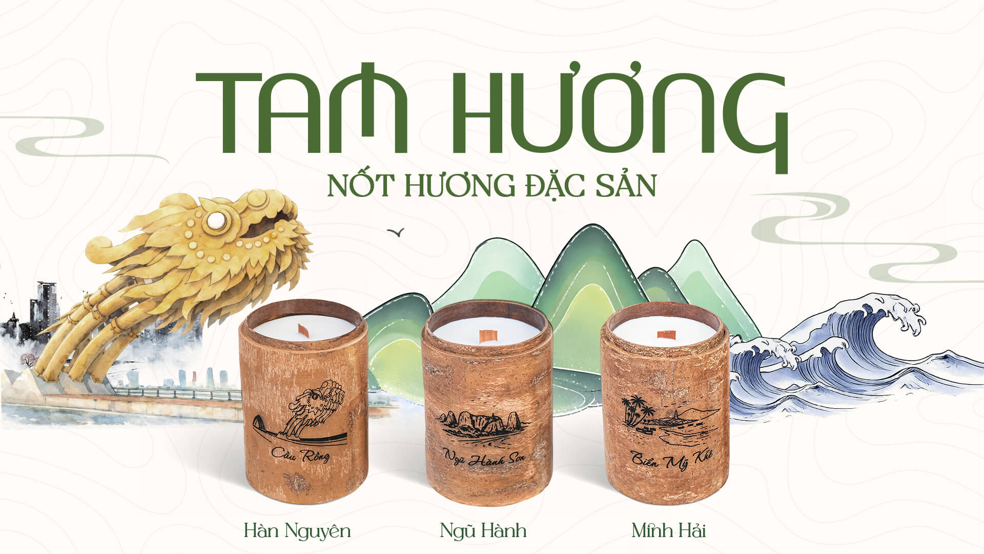 Bộ sưu tập nến thơm Tam Hương